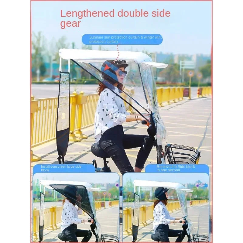 Electric Car & Motorcycle Canopy – Weatherproof Sun Shade