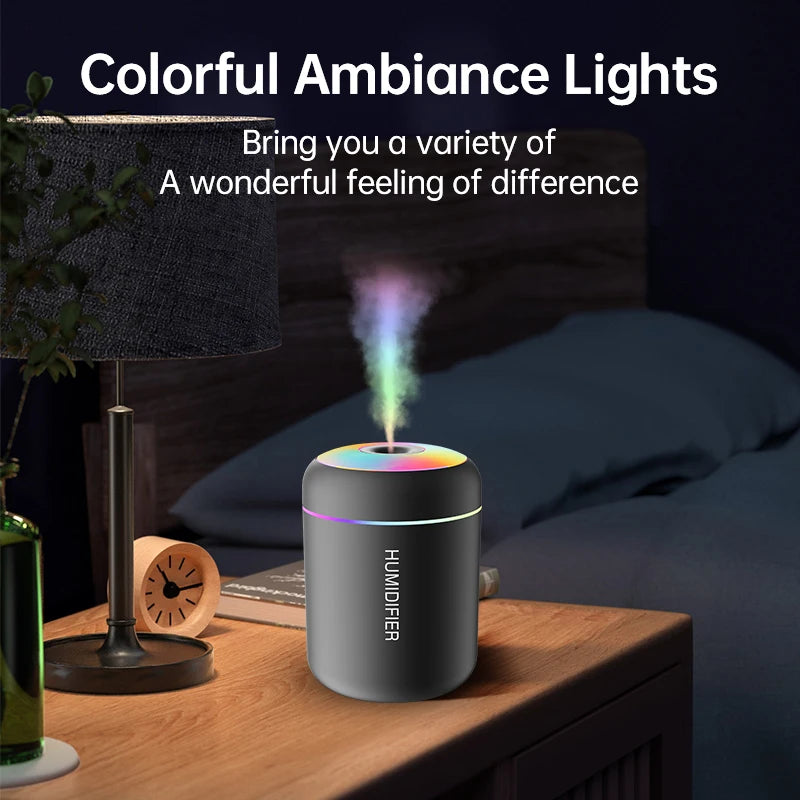 180ML USB Mini Air Humidifier & Essential Oil Diffuser