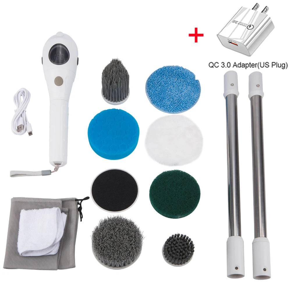 Electric Cleaning Brush – Wireless Household Scrubber