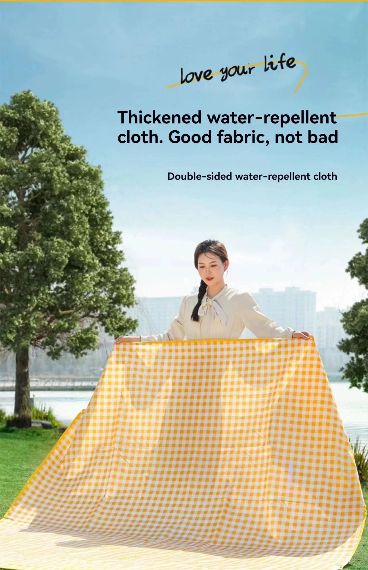 Picnic Mat, Moisture-proof Camping and Picnic Mat, Outdoor Waterproof Portable Beach Mat, Outdoor Spring Outing Mat