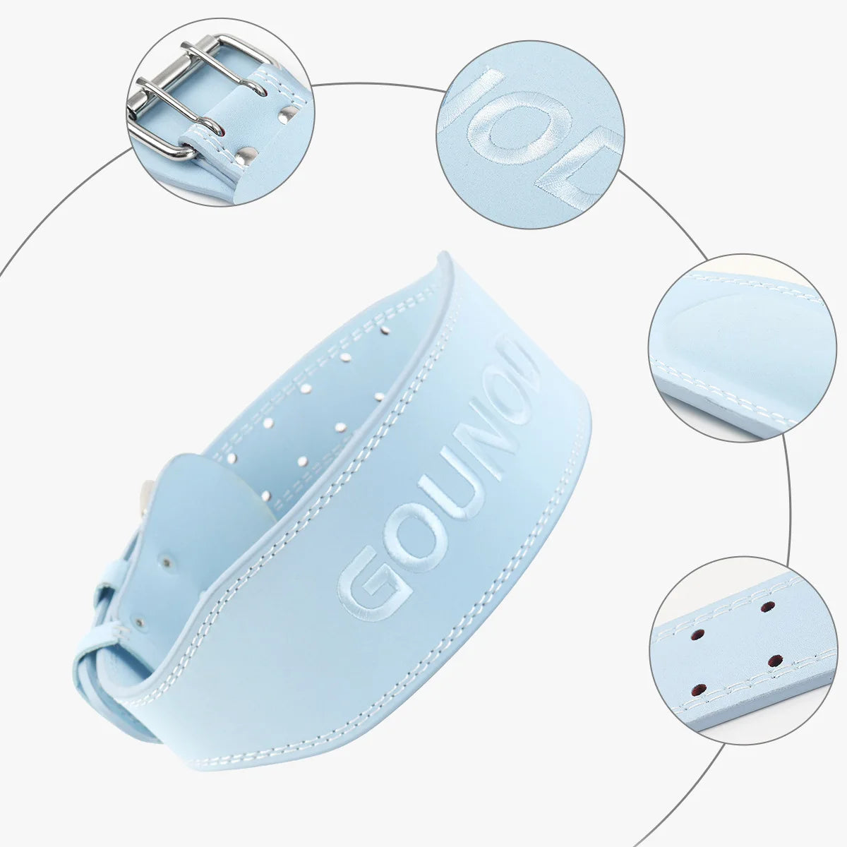 Matt PU Weightlifting Belt Fitness & Squat Support