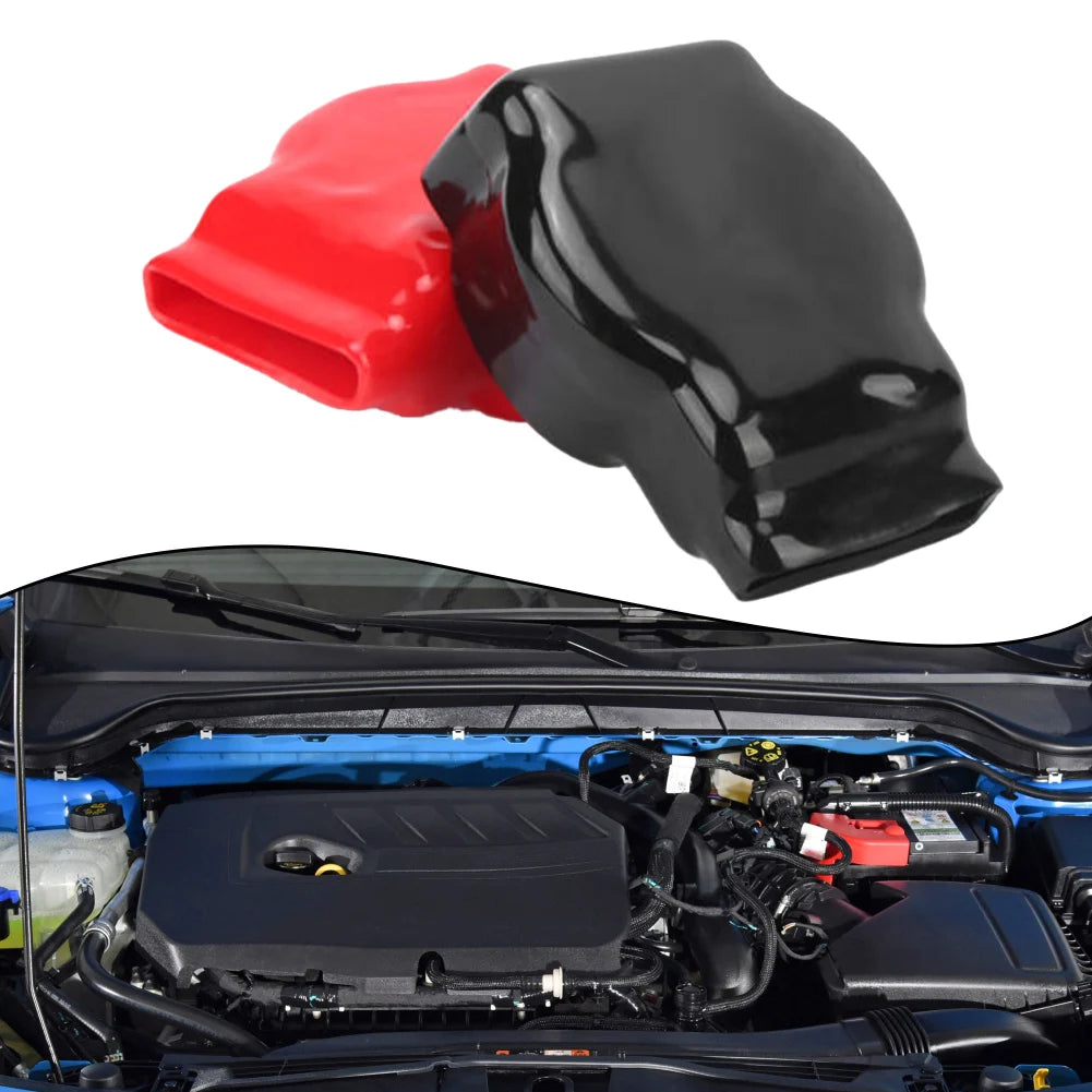 Universal Car Battery Terminal Covers Positive & Negative