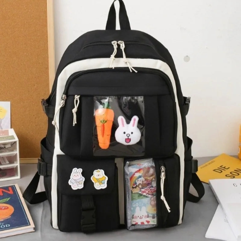 School bag female light schoolboy cute summer girl large capacity kids backpack backpack