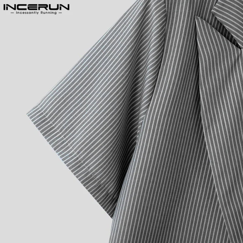 Men’s Striped Two-Piece Set