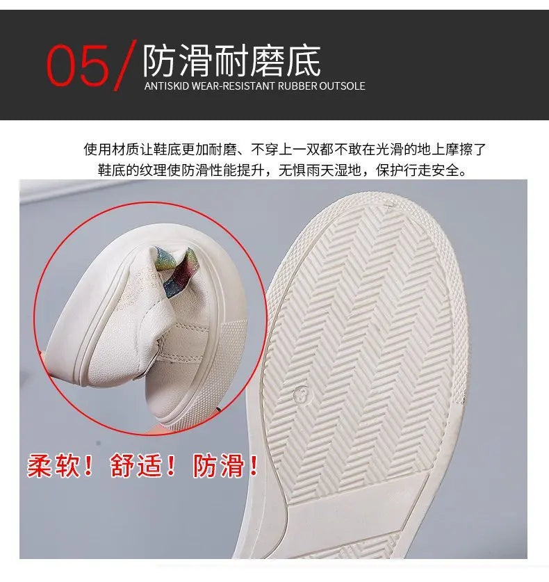 Women Sneakers Autumn New Casual Walking Shoes Woman Flat Lace Up High Quality Sneakers Fashion Flat-bottomed Casual Shoes