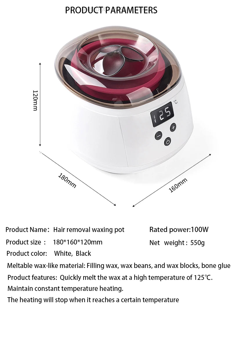 500ml Smart Wax Heater – Hand & Foot Epilator Machine