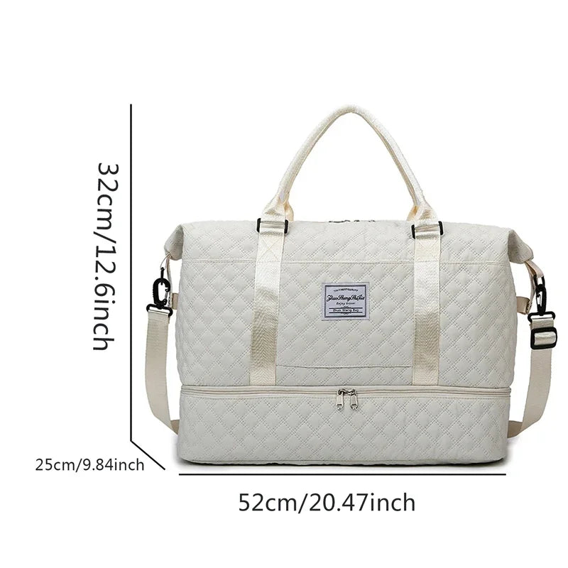 Women’s Large Travel Duffle Bag Lightweight Weekender