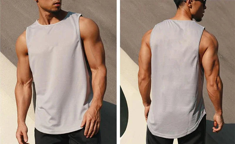 Men’s Gym Sleeveless Tank Top Basketball Vest