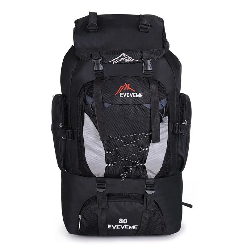 Men’s 80L Waterproof Hiking Camping Backpack