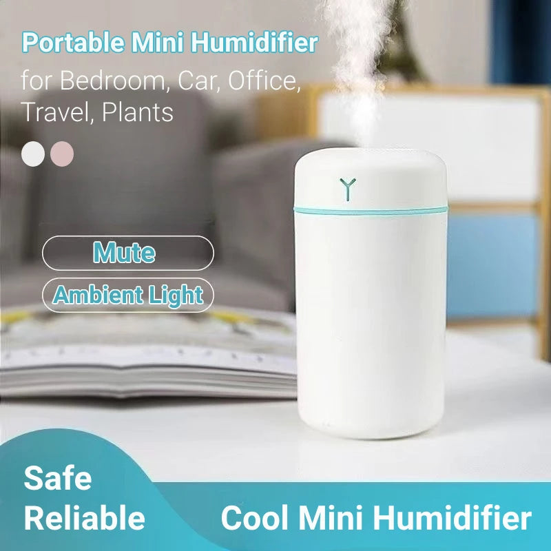 420ML Portable Mini USB Cool Mist Humidifier