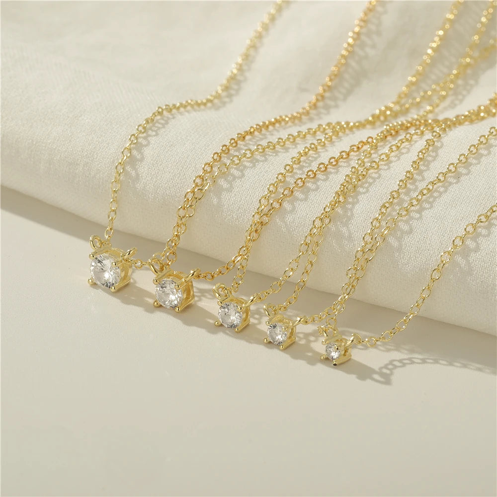 Canner 925 Silver Zircon Pendant Necklace Women’s Jewelry