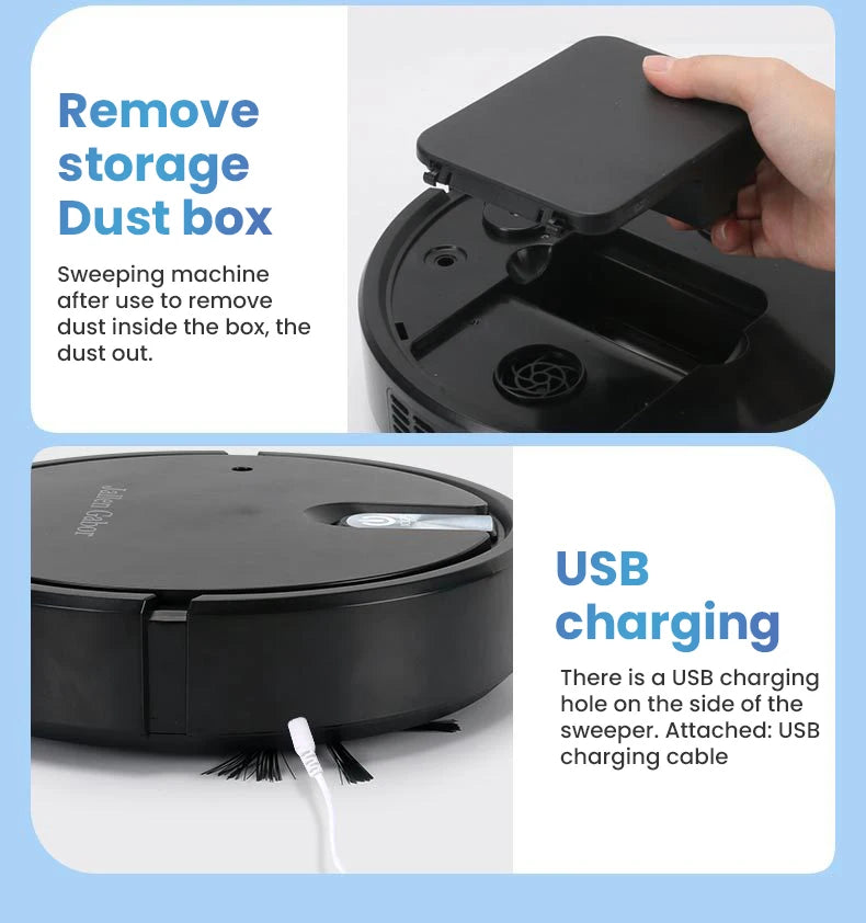 5-in-1 Wireless Smart Robot Vacuum Cleaner – Home Use