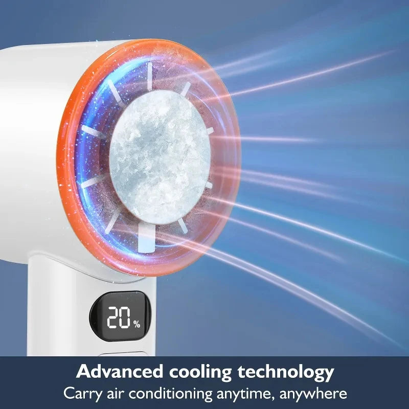 3000mAh Handheld Mini Fan USB Rechargeable Portable