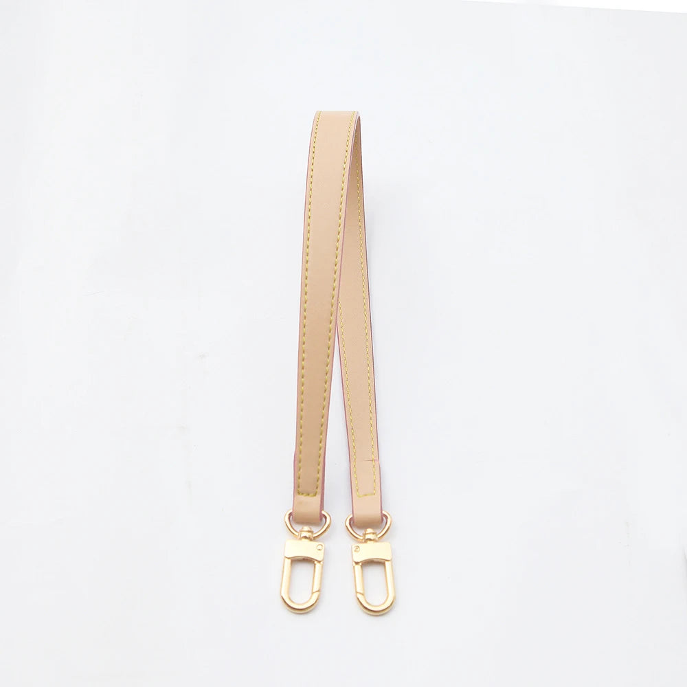 56cm Leather Bag Strap with Golden Buckle – Replacement Belt