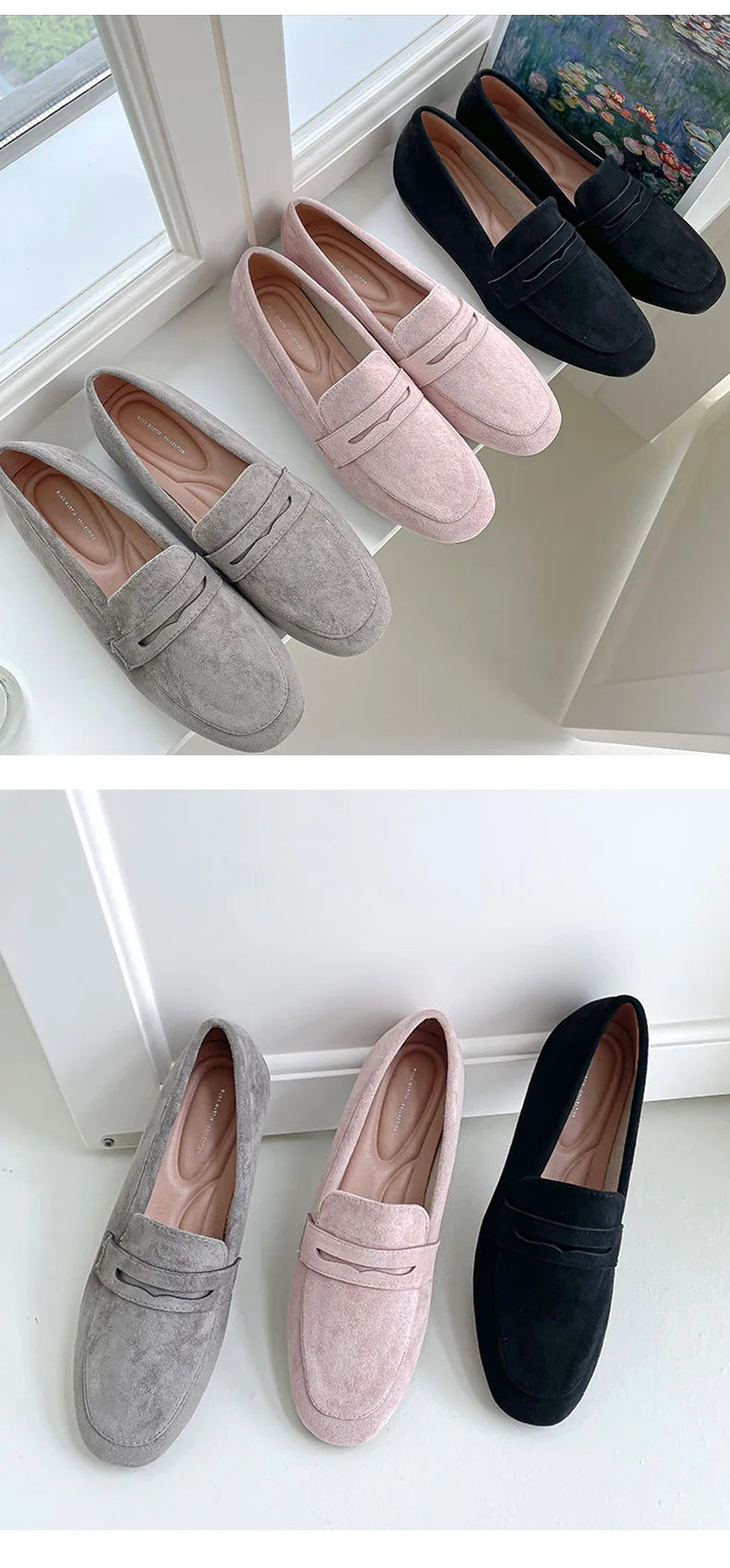 New Women Flat Loafers Casual Spring Autumn Shoes