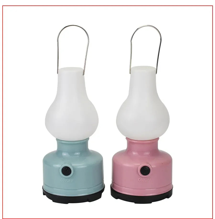 Portable Camping Lights Waterproof Outdoor Camp Lamp 2 Lighting Modes Tent Lamp for Hiking Climbing Yard