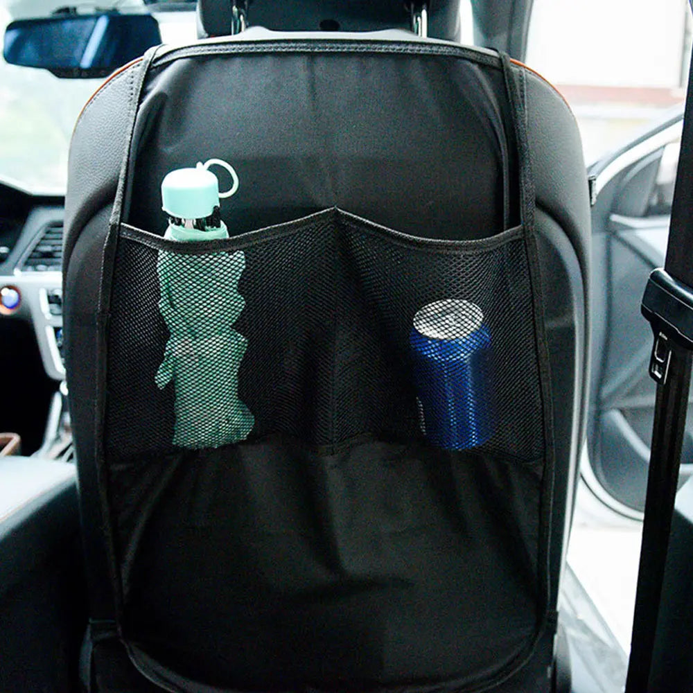 Car Seat Back Protector with Storage Kids Anti-Kick Mat