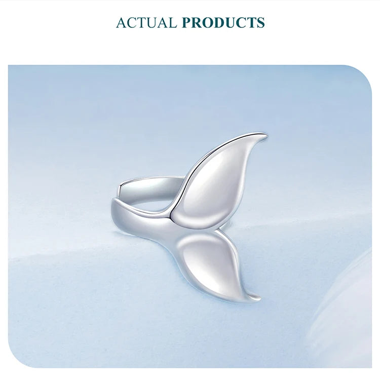 Bamoer 925 Silver Mermaid & Starfish Ocean Hoop Earrings