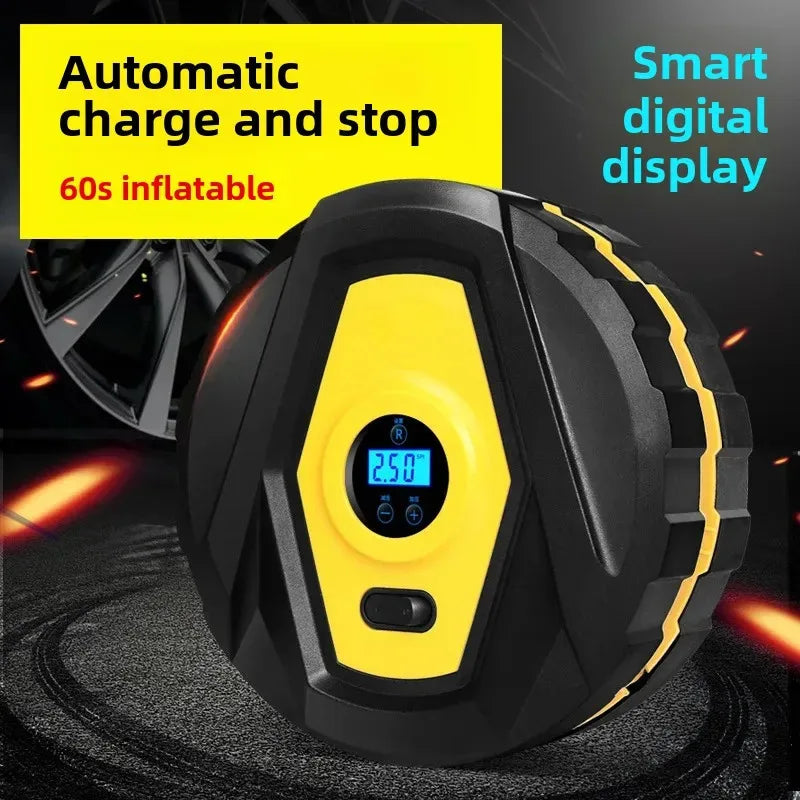 Portable Mini Car Inflatable Pump Digital Display