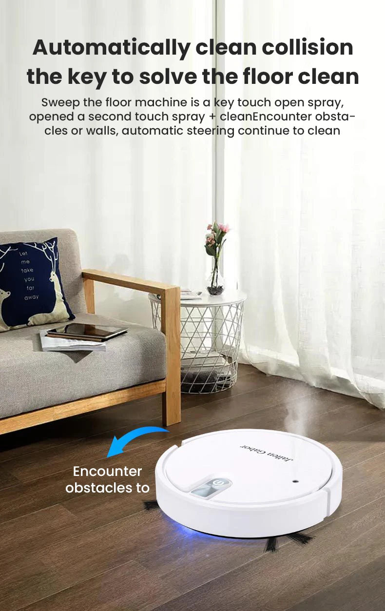 5-in-1 Wireless Smart Robot Vacuum Cleaner – Home Use