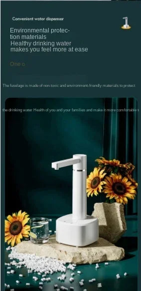 Smart Automatic Water Dispenser 3-gear USB Electric Water Pump With Stand Smart Water Bottle Pump Dispenser For Home Kitchen