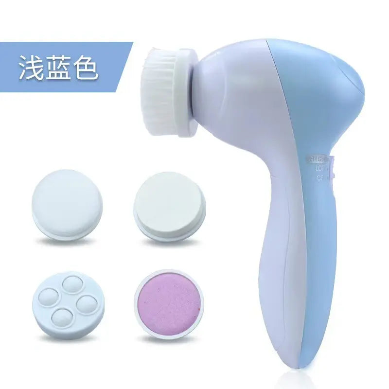 5-in-1 Electric Facial Cleansing Brush – Skin Care Massager