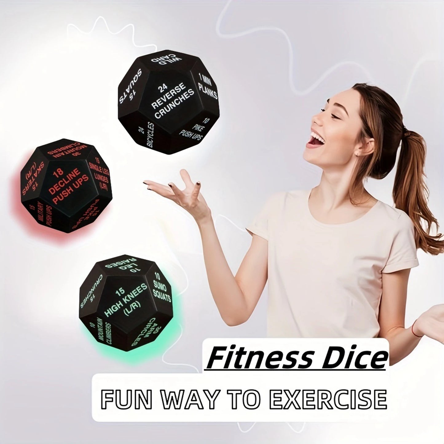 Fitness Exercise Dice – Cardio, HIIT & Strength Workout Game