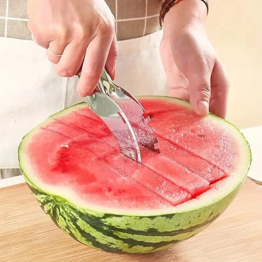 Stainless Steel Watermelon Cutter Knife Kitchen Gadgets Multifunctional Best Kitchen Gadget Home Gadget Kitchen Accessories