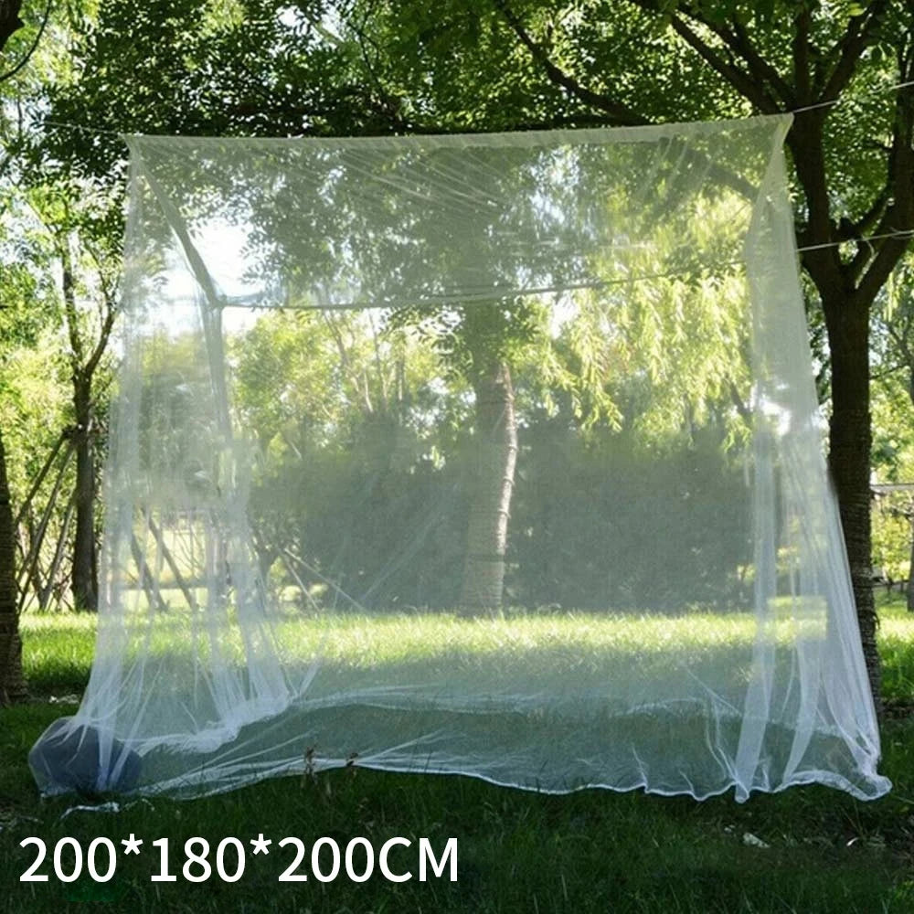 Camping Mosquito Net Travel Insect Tent 4-Corner Hanging Bed Canopy