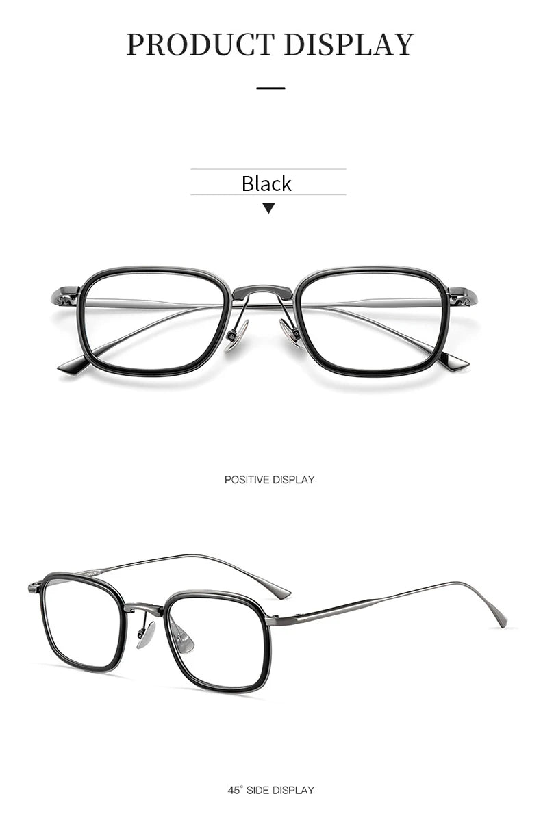 Titanium Eyeglass Frames – Ultra-Light Retro