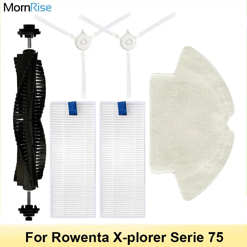 Replacement Kit for Tefal Rowenta X-Plorer Serie 75 RR7687WH Brush & Filter