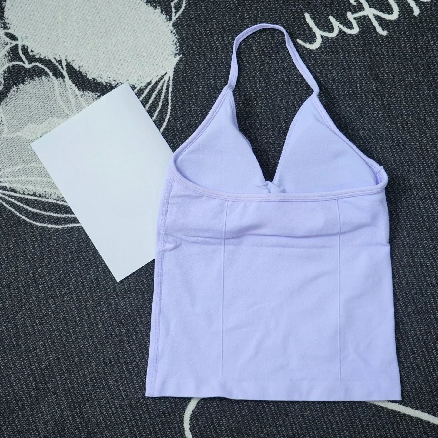 Summer fitness shape  beautiful shoulder straps  chest pillow  bra and yoga shorts  a must for fitness.