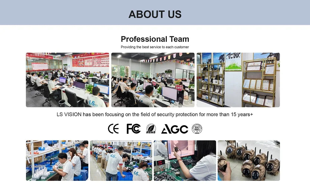 LS VISION V380 Pro 4G Solar PTZ Security Camera 15MP