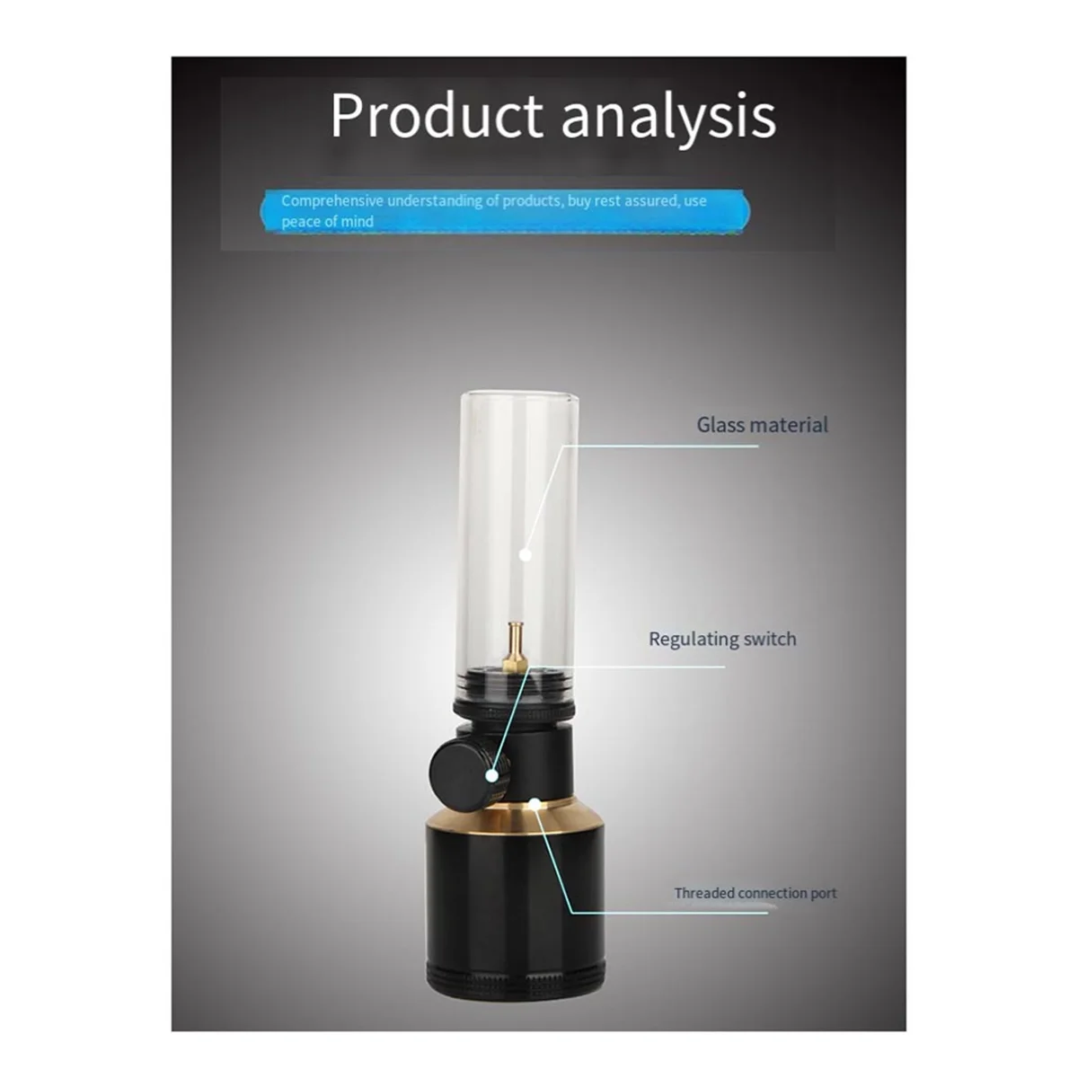 Camping Gas Lamp – Outdoor Candle & Tent Lantern