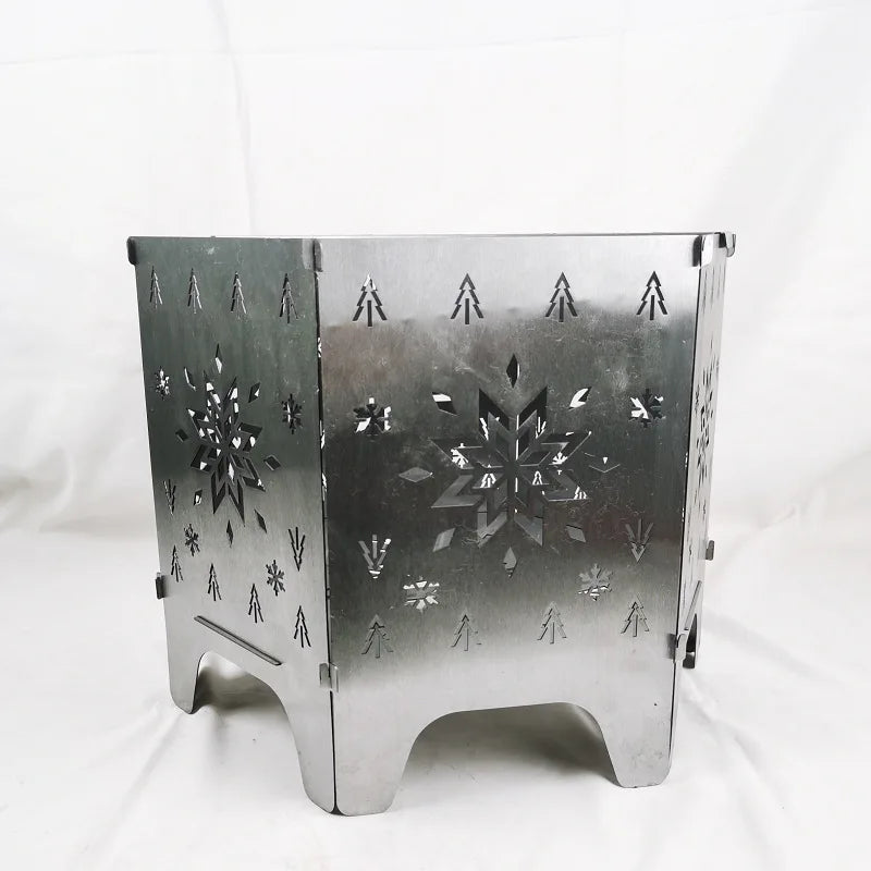 Camping Firewood Stove Portable Outdoor Campfire Table