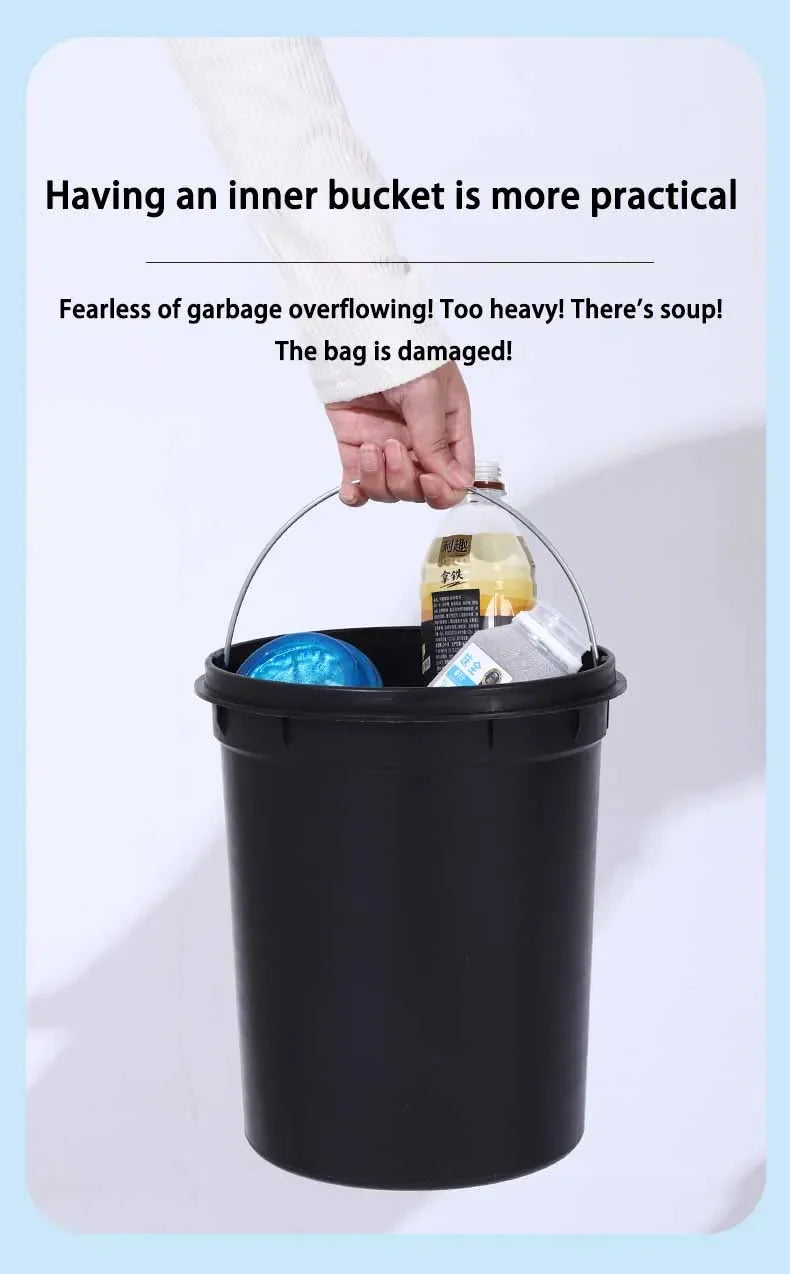 Smart Kitchen Waste Bins Creative Automatic Induction Opening Lid Trash Can Living Room Bedroom Cleaning Tools Accessories