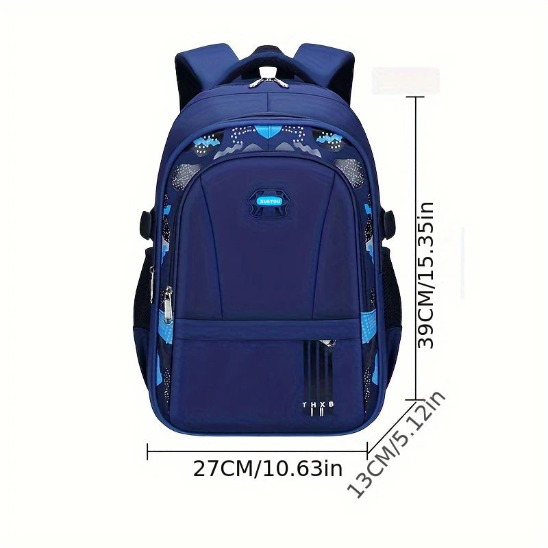 New Elementary School Students Schoolbag Boys 1-3-6 Grades 6-12 Years Old Lightweight Leisure CHILDREN'S Shoulder Bag Large Capa
