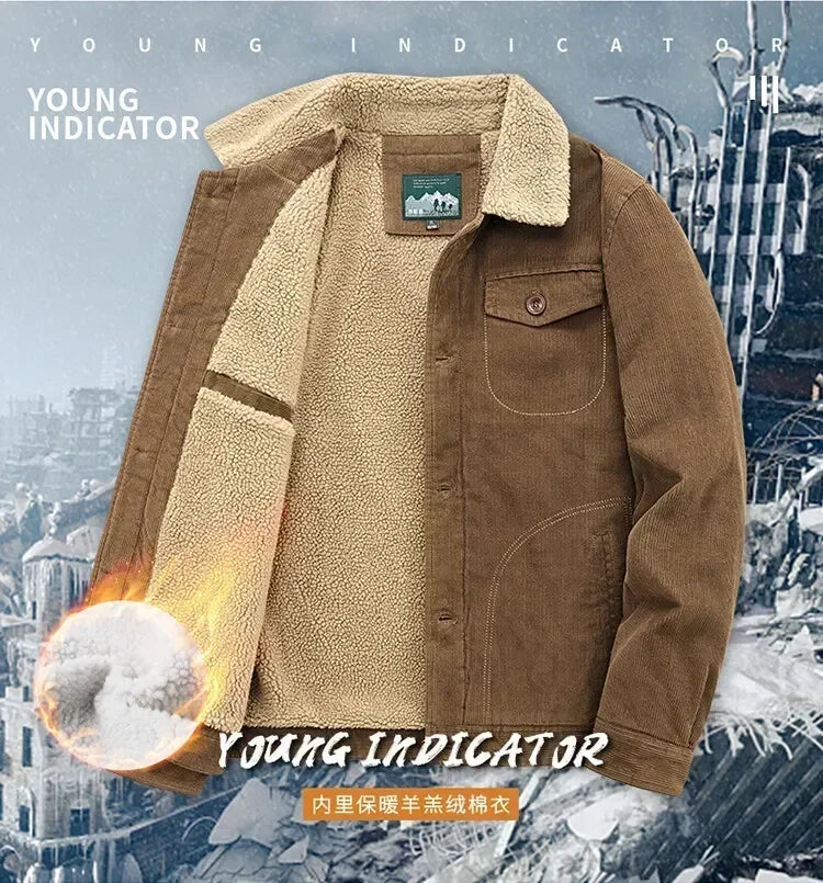 Men’s Tactical Military Windbreaker – Winter Fleece Jacket