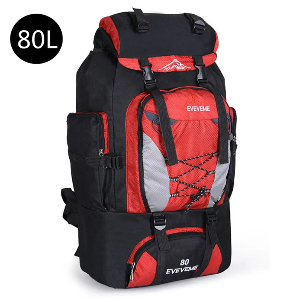 Men’s 80L Waterproof Hiking Camping Backpack