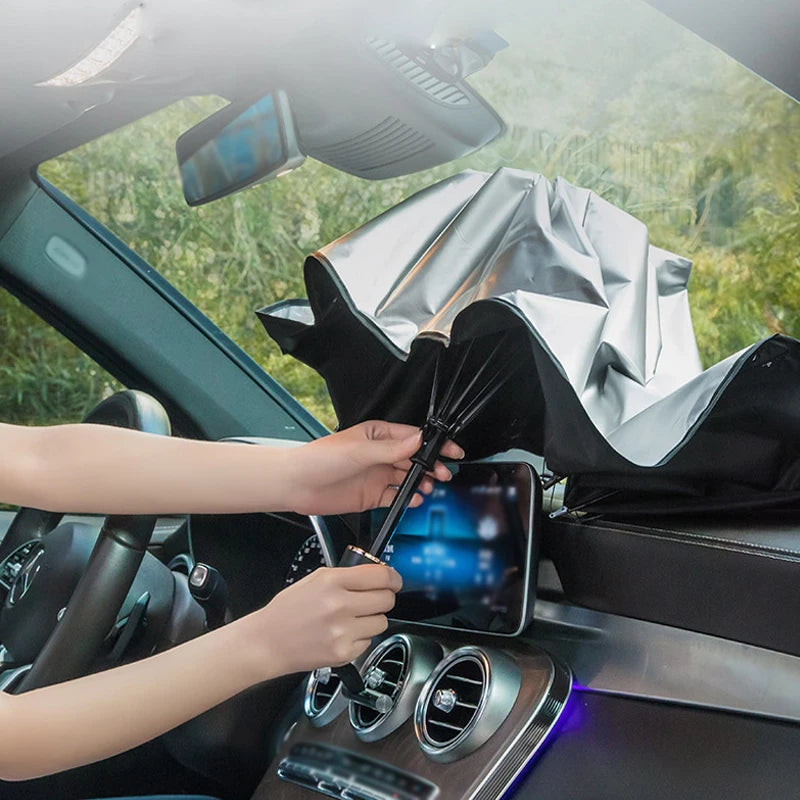 Car Sunshade Umbrella Windshield UV & Heat Protector