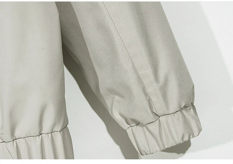 Men’s Autumn Stand Collar Jacket – Korean Style