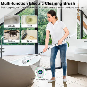 Electric Cleaning Brush – Wireless Household Scrubber