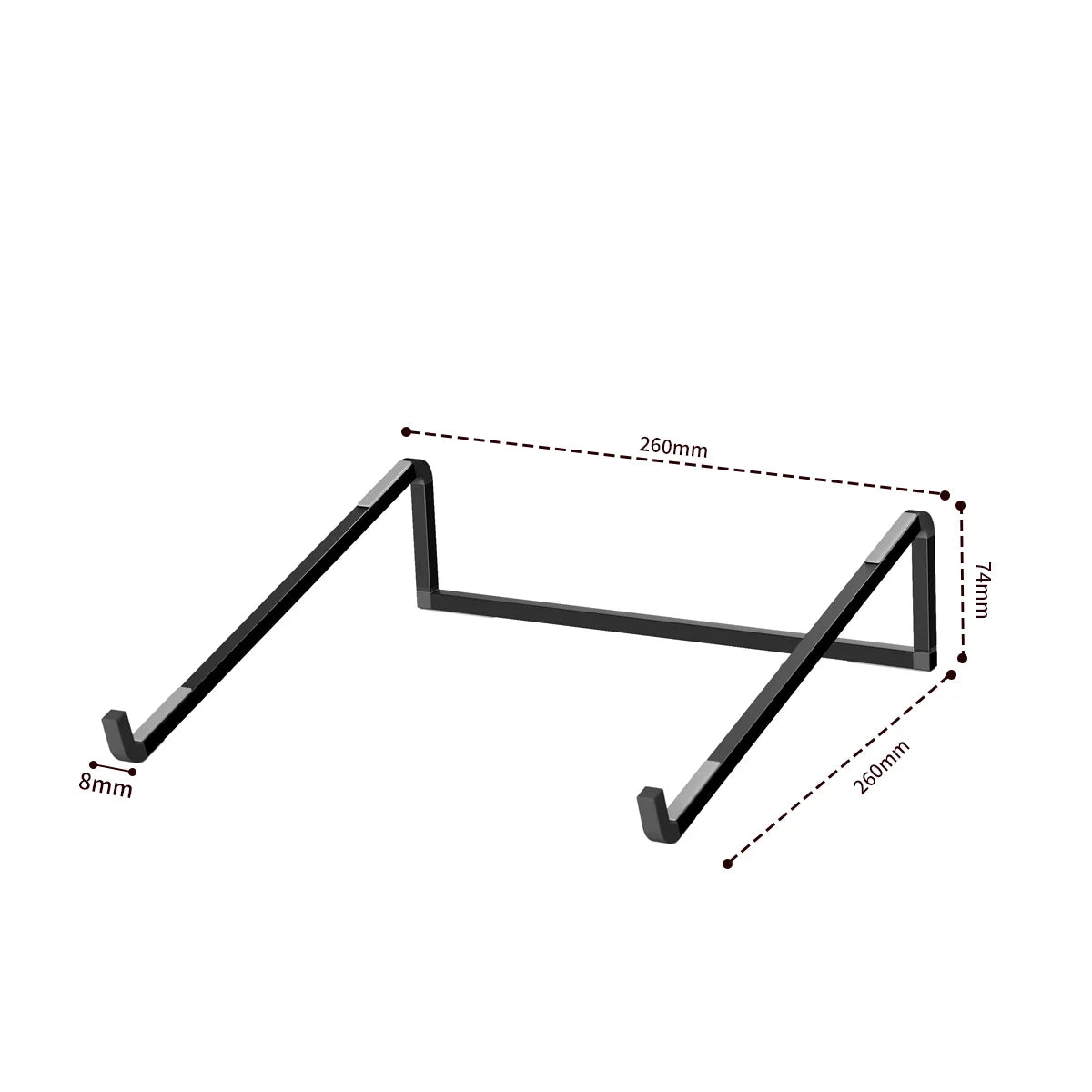 Portable Laptop Stand Aluminum Alloy Support Computer Bracket Ultra light Foldable Non-slip Notebook Holder for Macbook Air Pro