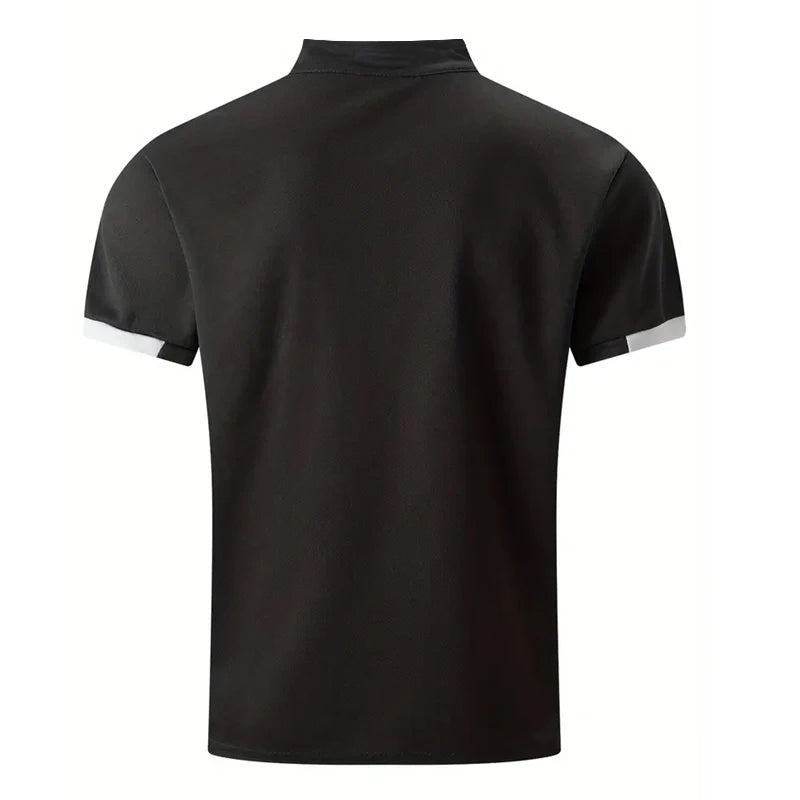 Men’s Slim Fit Polo Shirt Short Sleeve Casual