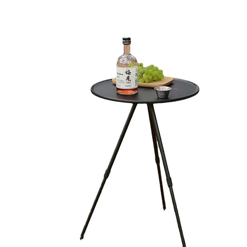 Portable Round Camping Table Adjustable & Lightweight