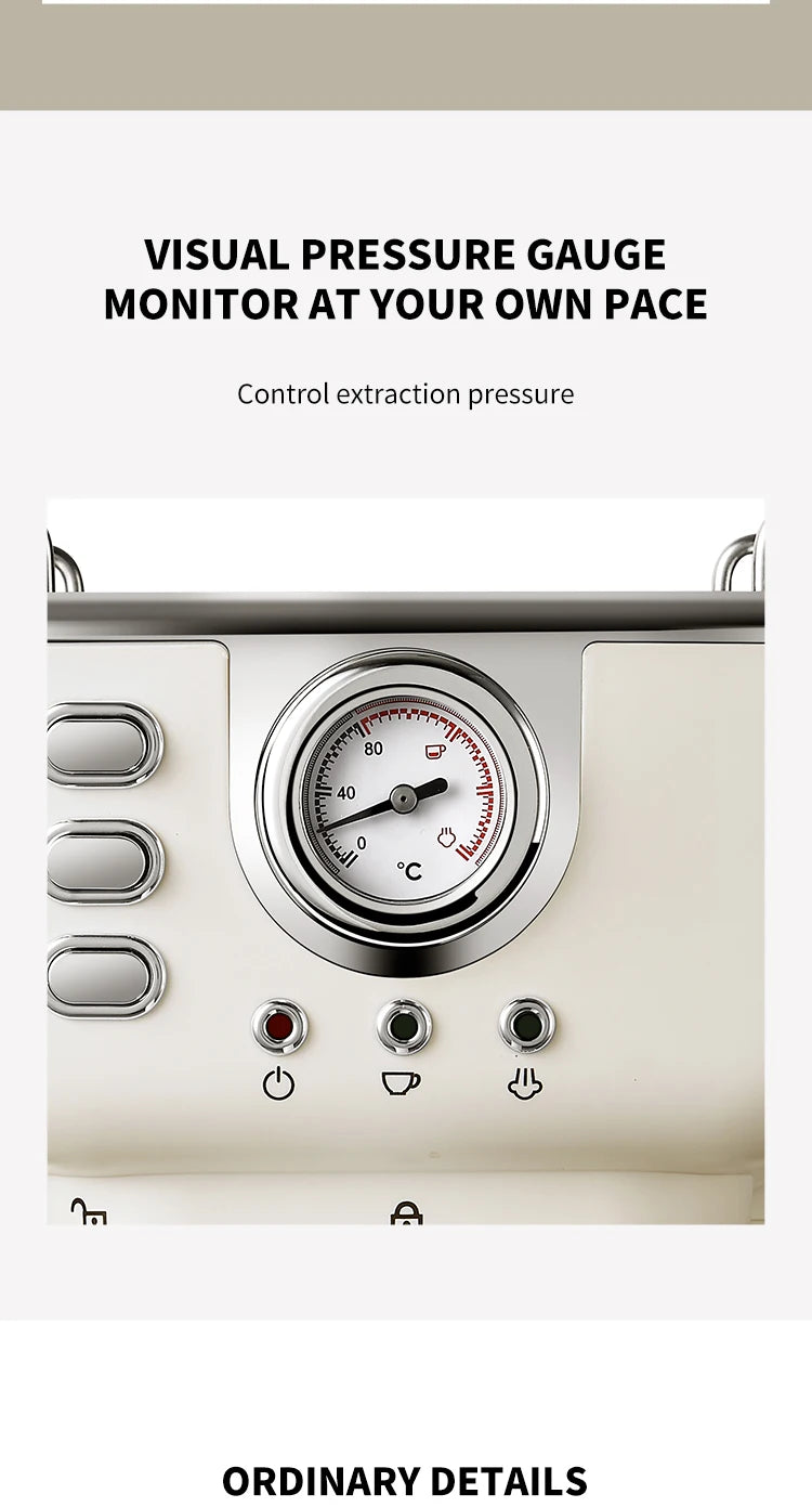 20 Bar Italian Espresso Coffee Machine – Semi-Automatic