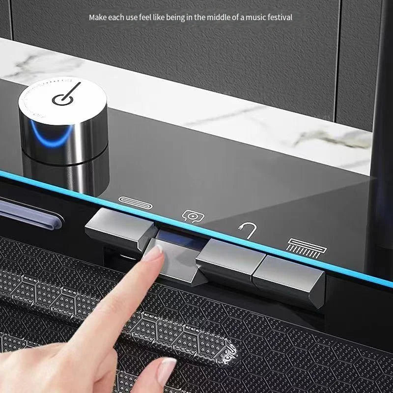 Modern Stainless Steel Waterfall Kitchen Sink – Single Bowl