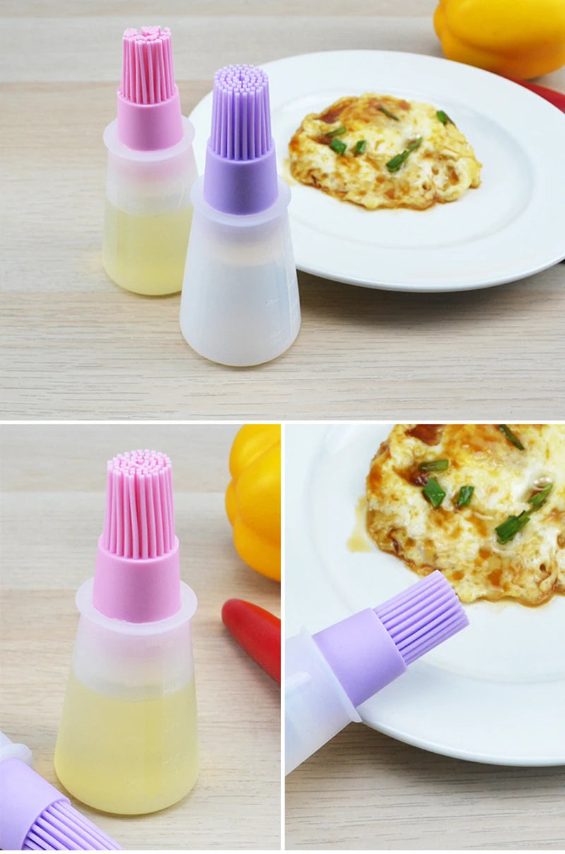 Silicone Oil Brush for Baking & Cooking – Heat Resistant