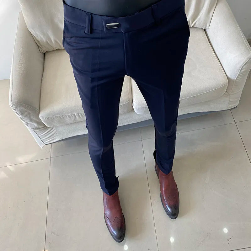 Men’s  Casual Slim Fit Dress Pants