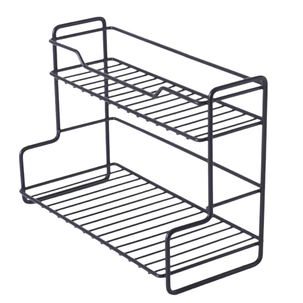 Waterproof Double-Layer Kitchen Organizer Shelf – Space Saver